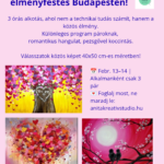 Valentin-napi páros élményfestés – romantikus alkotás