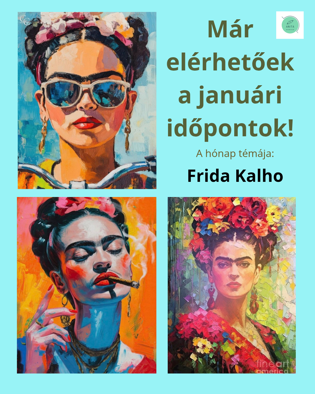 Élményfestés - Frida Kahlo